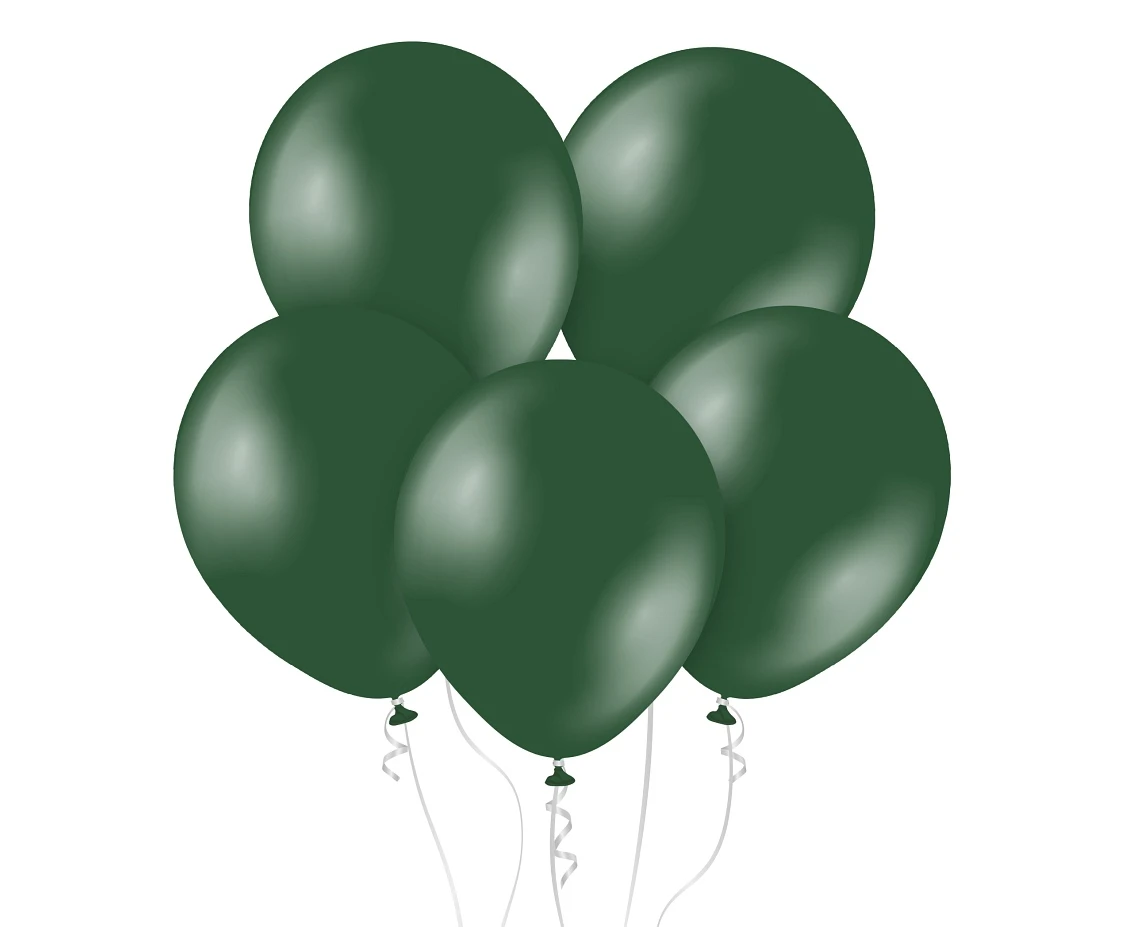 Kalisan Balloons 11", Metallic Emerald Green, 50 psc.